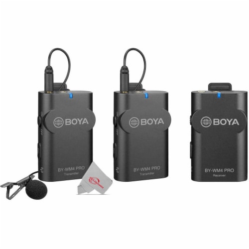 Boya BY-WM4 Pro k2 Dual-Channel Digital Wireless Microphone Perspective: back