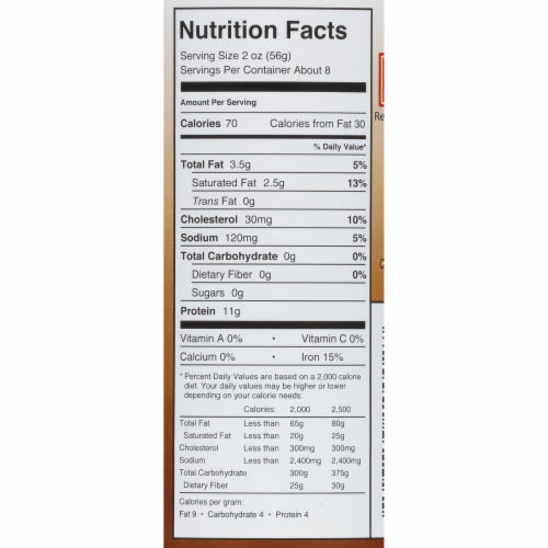 Keystone All Natural Chunk Style Beef Perspective: back