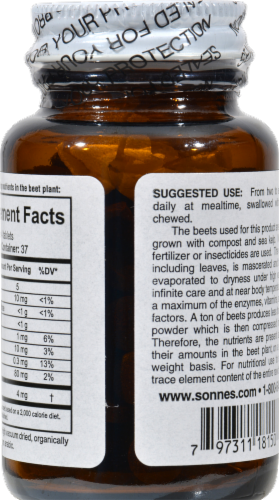 Sonne's No.18 Whole Beet Plant Juice Perspective: back