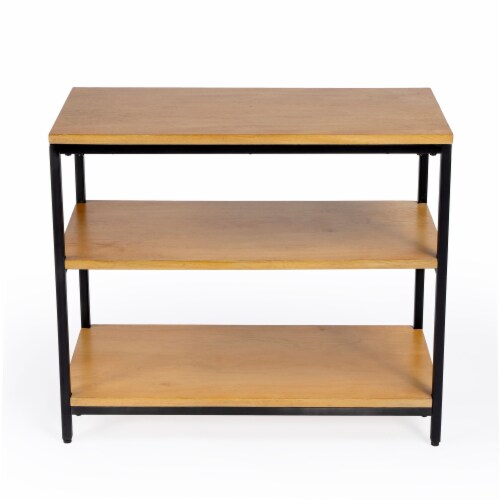 Butler Hans 3 Shelf Etagere Bookcase Perspective: back