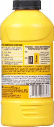 Prestone DOT 4 Brake Fluid Perspective: back
