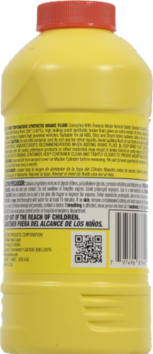 Prestone DOT High Temperature Synthetic Brake Fluid Perspective: back