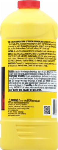 Prestone Synthetic Brake Fluid Perspective: back