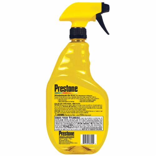 New!! Prestone Windshield De-icer 17 oz Spray Can w/Built in ice scraper