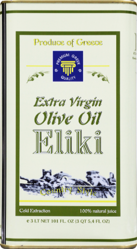 Eliki Extra Virgin Olive Oil Perspective: back
