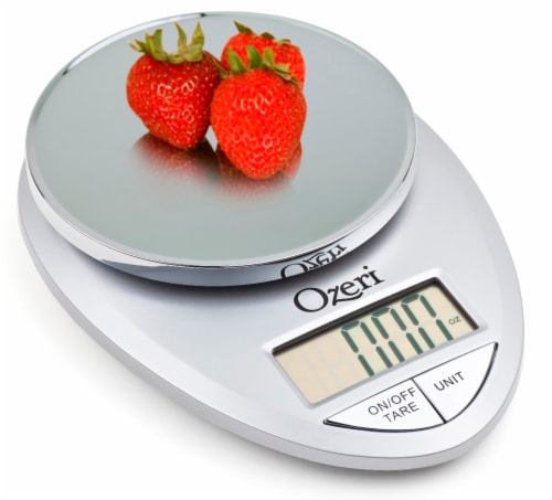 Taylor Black Glass Top Food Scale with Touch Control Buttons