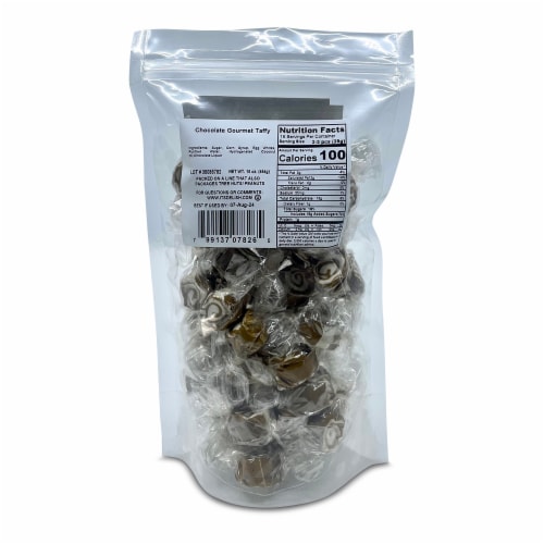 It's Delish® Chocolate Vanilla Gourmet Taffy Perspective: back