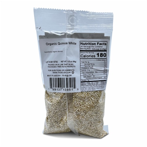 It's Delish® Organic White Quinoa Perspective: back