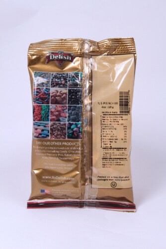 It's Delish Roasted Salted Pistachios Perspective: back