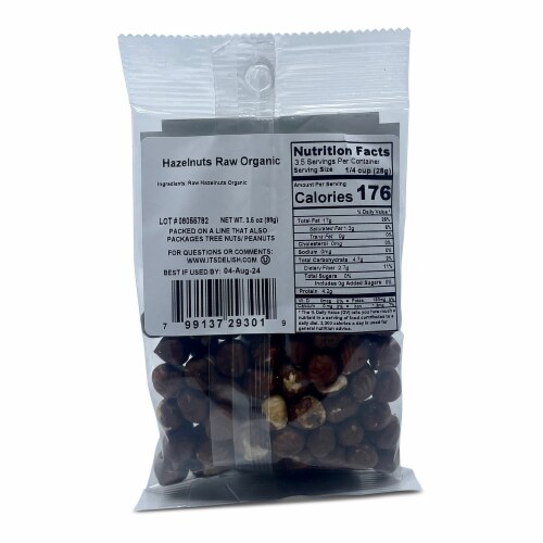 It's Delish® Organic Hazelnuts Perspective: back