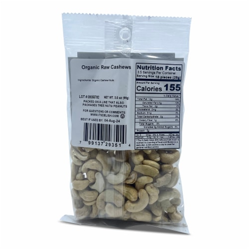 It's Delish® Organic Cashews Perspective: back
