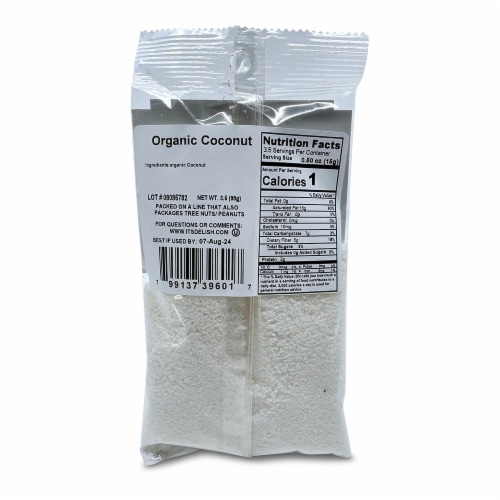 It's Delish® Organic Coconut Perspective: back