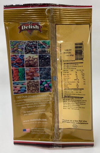 It's Delish Yogurt Pretzels Perspective: back