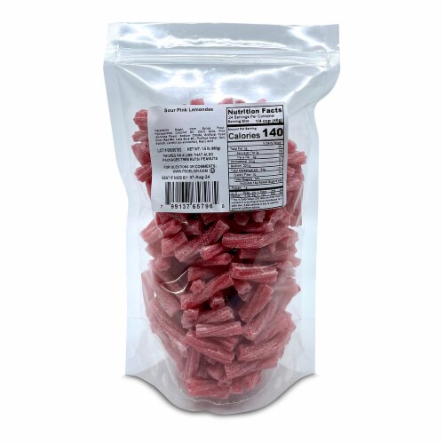 It's Delish® Sour Lemonade Licorice Candy Perspective: back