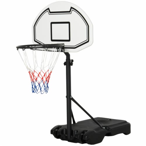 Outdoor Basketball Hoop System Pool Water Sport Game Play Outdoor Adjustable Perspective: back