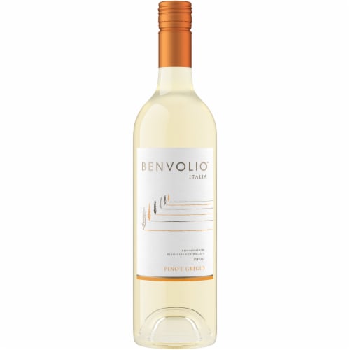 Benvolio Friuli Pinot Grigio Italian White Wine Perspective: back