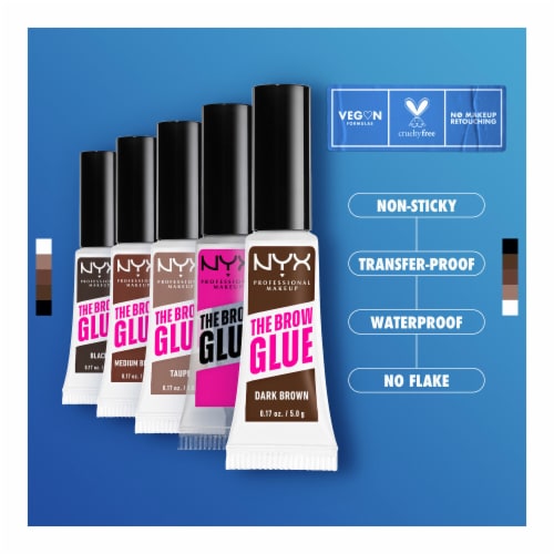 NYX Professional Makeup The Brow Glue 01 Clear Perspective: back