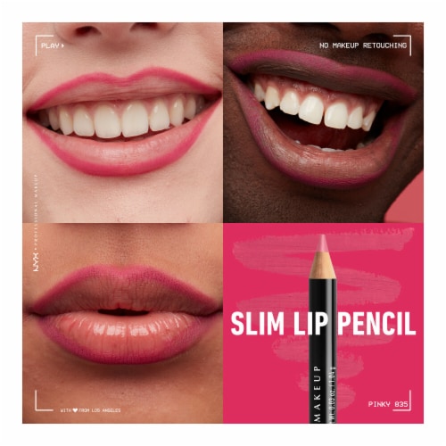 NYX Professional Makeup Pinky Slim Lip Pencil Perspective: back