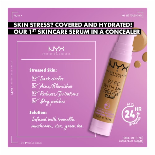 NYX Professional Makeup Bare With Me Concealer Serum 02 Light Perspective: back