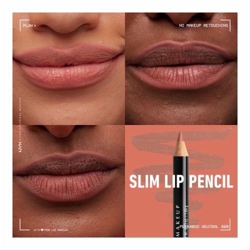 NYX Professional Makeup Slim Lip Pencil Perspective: back