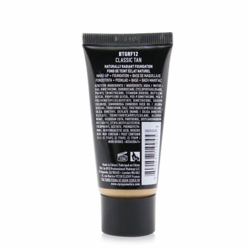 NYX Born To Glow! Naturally Radiant Classic Tan Foundation Perspective: back