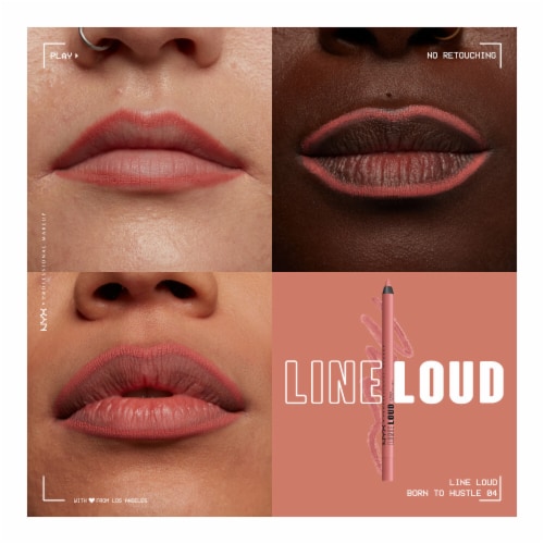 NYX Professional Makeup Line Loud Lip Pencil 04 Born to Hustle Perspective: back