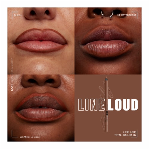 NYX Professional Makeup Line Loud Lip Pencil 07 Total Baller Perspective: back