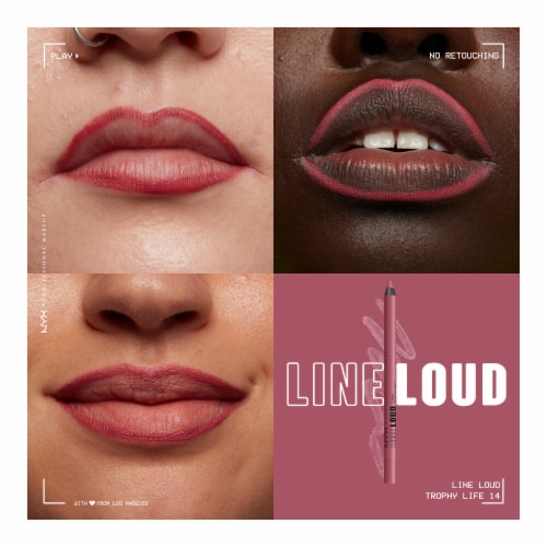 NYX Professional Makeup Line Loud Lip Pencil Perspective: back