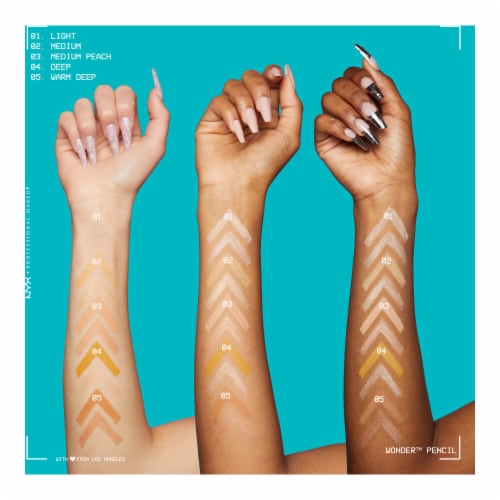 NYX Professional Makeup Wonder Pencil Micro Highlighting Duo Stick 01 Light Perspective: back