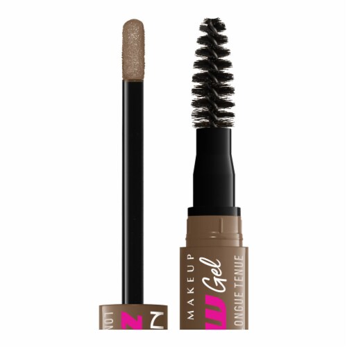 NYX Professional Makeup Zero to Brow Longwear Brow Gel 05 Ash Brown Perspective: back