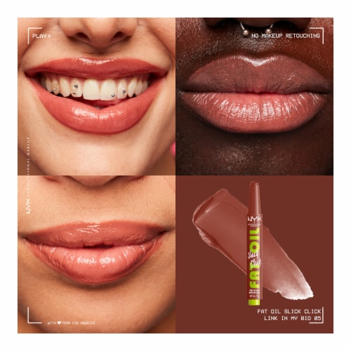 NYX Professional Makeup Fat Oil Slick Click Lip Balm 05 Link In My Bio Perspective: back