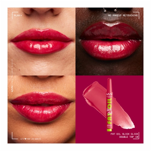 NYX Professional Makeup Fat Oil Slick Click Lip Balm 10 Double Tap Perspective: back