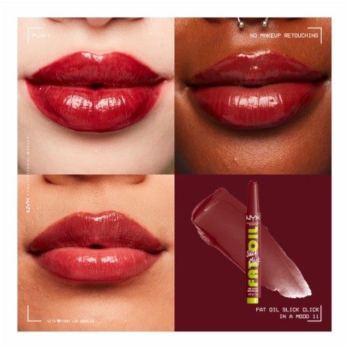 NYX Professional Makeup Fat Oil Slick Click Lip Balm 11 In A Mood Perspective: back