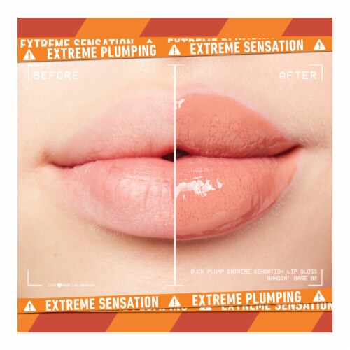 NYX Professional Makeup Duck Plump Lip Gloss 02 Bangin Bare Perspective: back