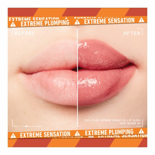 NYX Professional Makeup Duck Plump Lip Gloss 03 Nude Swings Perspective: back