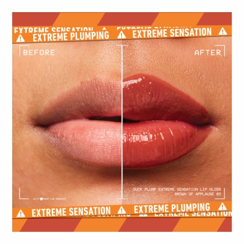 NYX Professional Makeup Duck Plump Lip Gloss 05 Brown Of Applause Perspective: back
