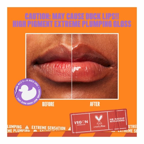 NYX Professional Makeup Duck Plump Lip Gloss 19 Cherry Spice Perspective: back
