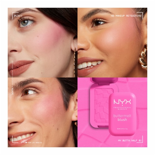 NYX Professional Makeup Buttermelt Blush 01 My Butta Half Perspective: back