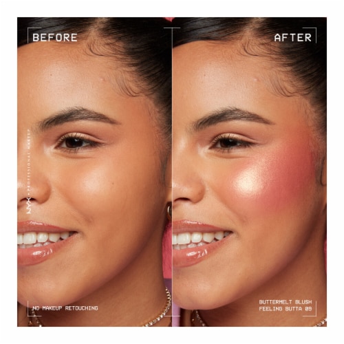NYX Professional Makeup Buttermelt Blush 09 Feeling Butta Perspective: back
