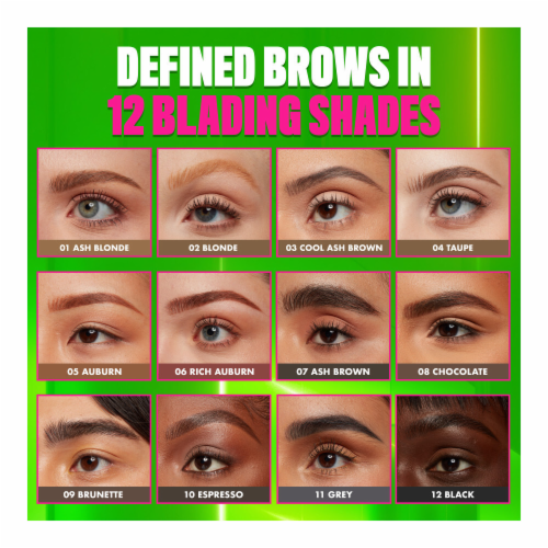 NYX Professional Makeup Blade and Shade Nano Brow Pencil 04 Taupe Perspective: back