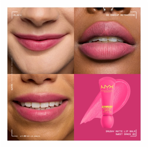 NYX Professional Makeup Smushy Lip Balm Matte Finish 03 Sweet Smack Perspective: back