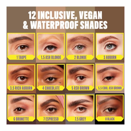 NYX Professional Makeup Micro Brow Pencil 8 Black Perspective: back