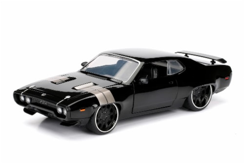 Jada 98292 Doms Plymouth GTX Fast & Furious F8, 1 by 24 Diecast Model Car Perspective: back
