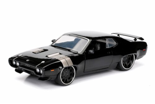 Jada 98292 Doms Plymouth GTX Fast & Furious F8, 1 by 24 Diecast Model Car Perspective: back