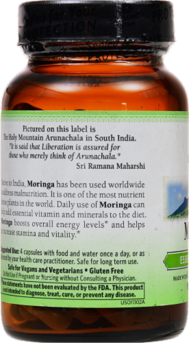 Organic India™ Moringa Veg Caps Perspective: back
