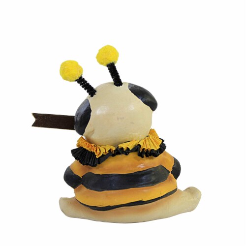 Halloween Bee-Ware-Pup Polyresin Dog Trick Or Treat Pumpkin Ma9179 Perspective: back