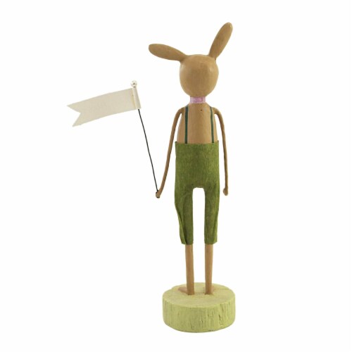 Easter Egg Hunt Peter Bunny Polyresin Michelle Lauritsen Ml0421 Perspective: back