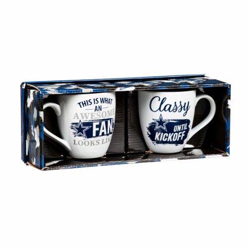 Dallas Cowboys 14oz Ceramic Coffee Mug with Matching Box