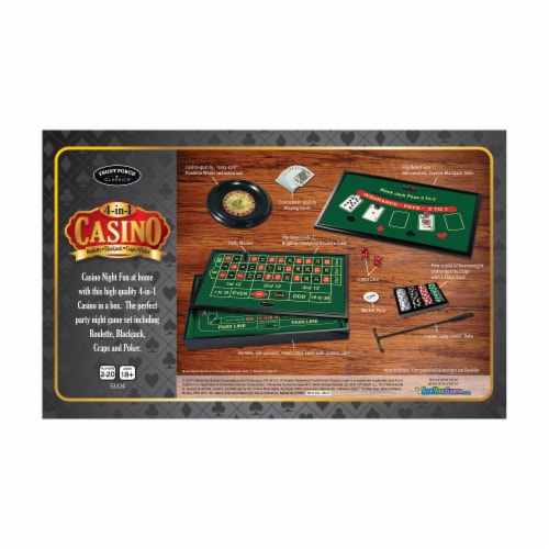 Front Porch Classics 4-in-1 Casino Game Set Perspective: back