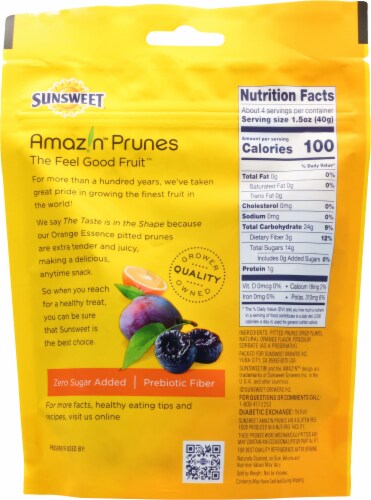 Sunsweet® Orange Essence Prunes Perspective: back